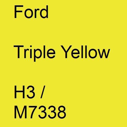 Ford, Triple Yellow, H3 / M7338.